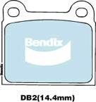 Bendix-AU DB2 ULT+ - Bremžu uzliku kompl., Disku bremzes autodraugiem.lv