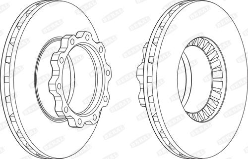 Beral BCR192A - Bremžu diski autodraugiem.lv