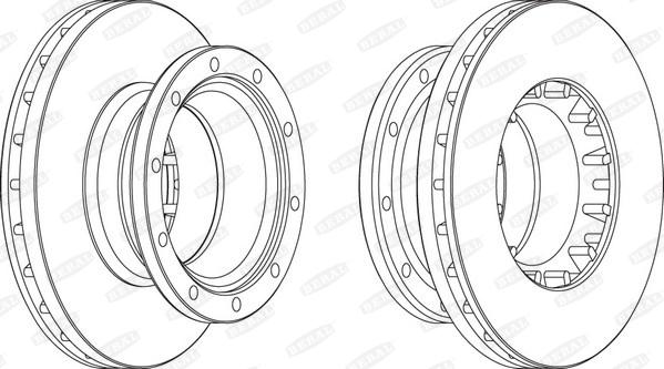 Beral BCR197A - Bremžu diski autodraugiem.lv