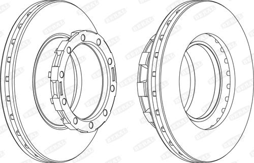 DT Spare Parts 3.62064 - Bremžu diski autodraugiem.lv