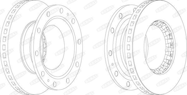 Beral BCR136A - Bremžu diski autodraugiem.lv