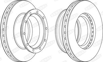 Beral BCR346A - Bremžu diski autodraugiem.lv