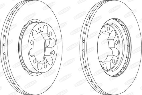Beral BCR303A - Bremžu diski autodraugiem.lv