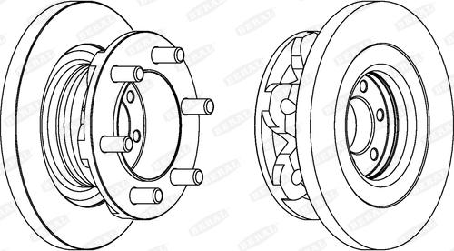 Beral BCR313A - Bremžu diski autodraugiem.lv