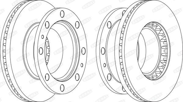 Beral BCR248A - Bremžu diski autodraugiem.lv