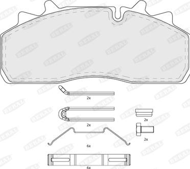 TRW Engine Component GDB5083 - Bremžu uzliku kompl., Disku bremzes autodraugiem.lv