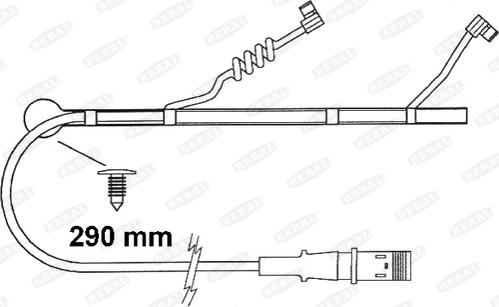 Beral FAI164 - Indikators, Bremžu uzliku nodilums autodraugiem.lv