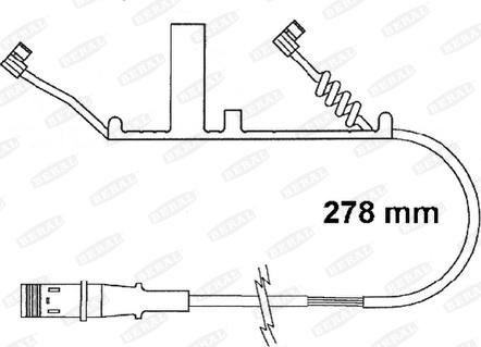 Beral FAI161 - Indikators, Bremžu uzliku nodilums autodraugiem.lv