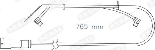 Beral FAI174 - Indikators, Bremžu uzliku nodilums autodraugiem.lv