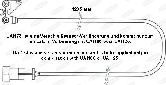 Beral UAI173 - Indikators, Bremžu uzliku nodilums autodraugiem.lv