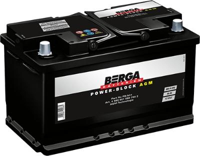 BERGA 5809010807502 - Startera akumulatoru baterija autodraugiem.lv
