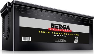 BERGA 680500100H432 - Startera akumulatoru baterija autodraugiem.lv
