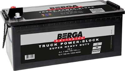 BERGA 680108100A792 - Startera akumulatoru baterija autodraugiem.lv