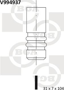 BGA V994937 - Ieplūdes vārsts autodraugiem.lv