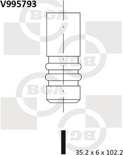 BGA V995793 - Ieplūdes vārsts autodraugiem.lv