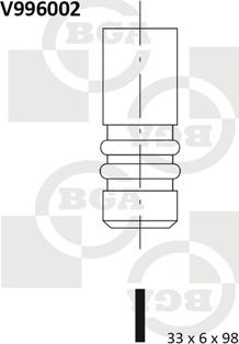 BGA V996002 - Ieplūdes vārsts autodraugiem.lv