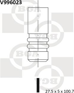 BGA V996023 - Izplūdes vārsts autodraugiem.lv