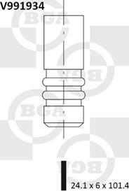 BGA V991934 - Izplūdes vārsts autodraugiem.lv