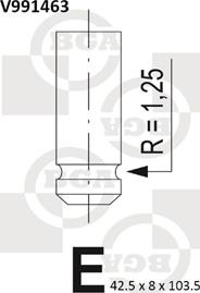 BGA V991463 - Ieplūdes vārsts autodraugiem.lv