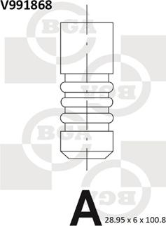 BGA V991868 - Izplūdes vārsts autodraugiem.lv