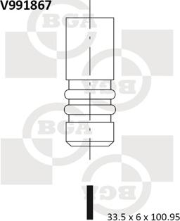 BGA V991867 - Ieplūdes vārsts autodraugiem.lv