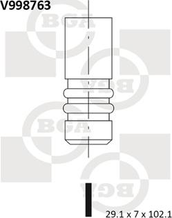 BGA V998763 - Izplūdes vārsts autodraugiem.lv