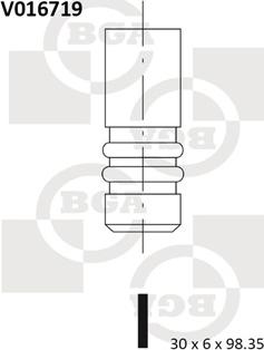 BGA V016719 - Izplūdes vārsts autodraugiem.lv