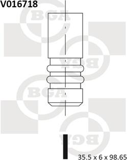 BGA V016718 - Ieplūdes vārsts autodraugiem.lv