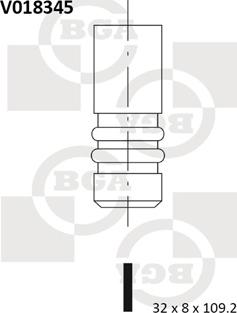 BGA V018345 - Izplūdes vārsts autodraugiem.lv