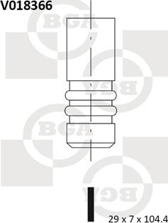 BGA V018366 - Izplūdes vārsts autodraugiem.lv