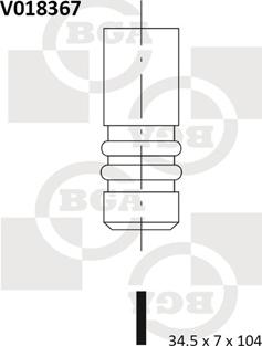 BGA V018367 - Ieplūdes vārsts autodraugiem.lv