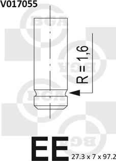 BGA V017055 - Izplūdes vārsts autodraugiem.lv