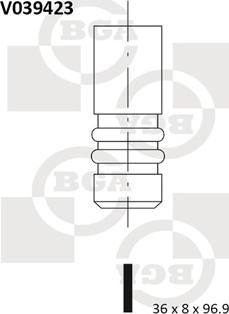 BGA V039423 - Ieplūdes vārsts autodraugiem.lv