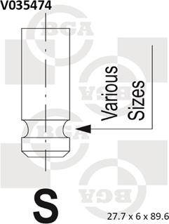 BGA V035474 - Ieplūdes vārsts autodraugiem.lv