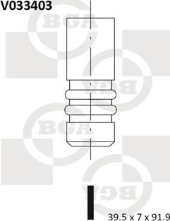 BGA V033403 - Ieplūdes vārsts autodraugiem.lv