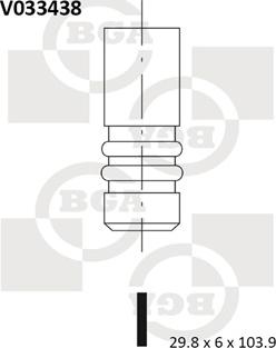 BGA V033438 - Izplūdes vārsts autodraugiem.lv