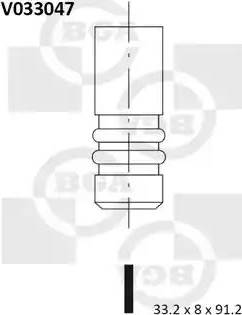 BGA V033047 - Izplūdes vārsts autodraugiem.lv