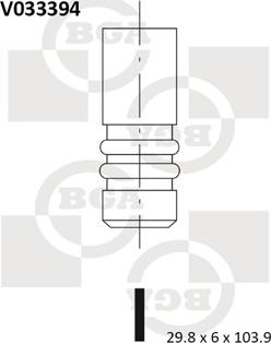 BGA V033394 - Izplūdes vārsts autodraugiem.lv