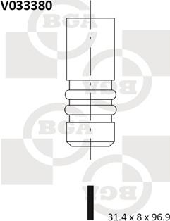 BGA V033380 - Izplūdes vārsts autodraugiem.lv