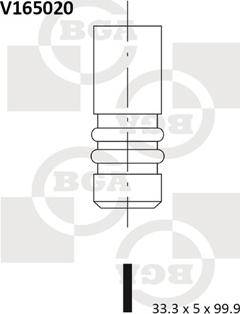 BGA V165020 - Ieplūdes vārsts autodraugiem.lv