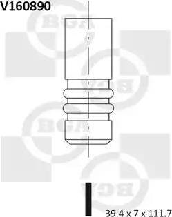 BGA V160890 - Ieplūdes vārsts autodraugiem.lv