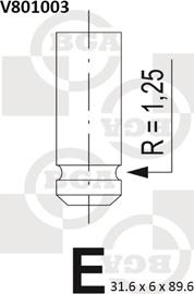 BGA V801003 - Ieplūdes vārsts autodraugiem.lv