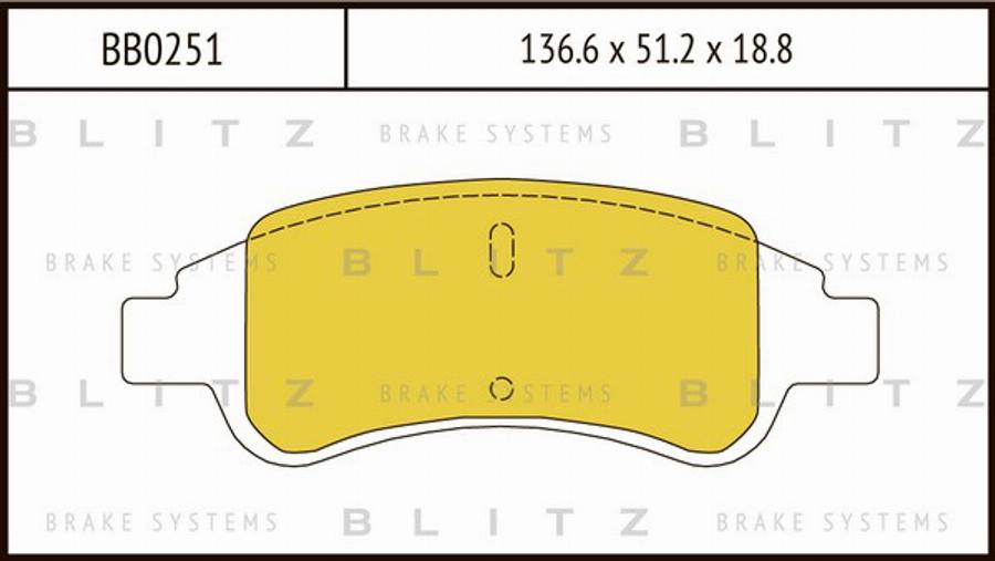 Blitz BB0251 - Vārpstas blīvgredzens, Diferenciālis autodraugiem.lv