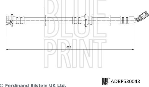 Blue Print ADBP530043 - Bremžu šļūtene autodraugiem.lv