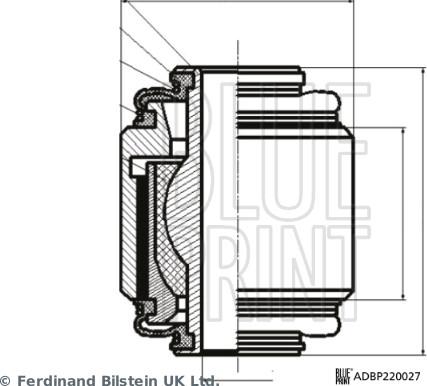 Blue Print ADBP860194 - Balst / Virzošais šarnīrs autodraugiem.lv