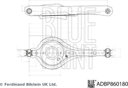 Blue Print ADBP860180 - Neatkarīgās balstiekārtas svira, Riteņa piekare autodraugiem.lv