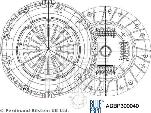 Blue Print ADBP300040 - Sajūga komplekts autodraugiem.lv