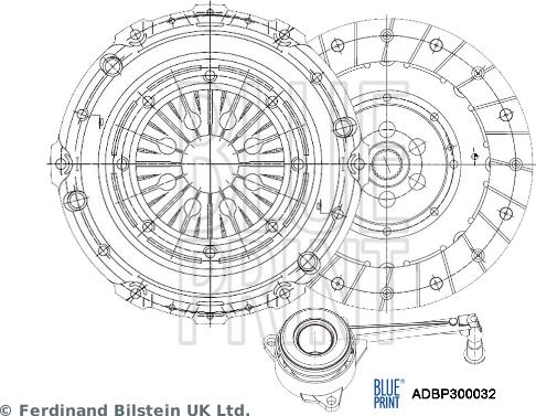 Blue Print ADBP300032 - Sajūga komplekts autodraugiem.lv