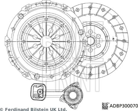 Blue Print ADBP300070 - Sajūga komplekts autodraugiem.lv