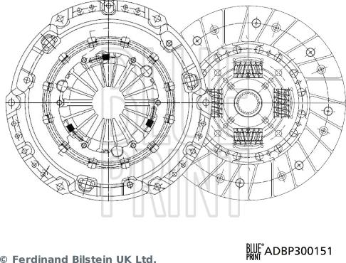 Blue Print ADBP300151 - Sajūga komplekts autodraugiem.lv